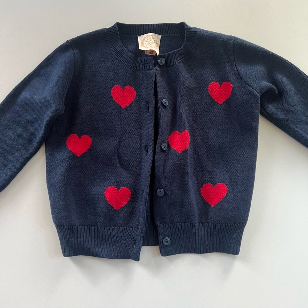 TBBC 3T Heart Cardigan VGUC